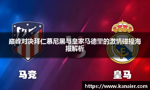 巅峰对决拜仁慕尼黑与皇家马德里的激情碰撞海报解析